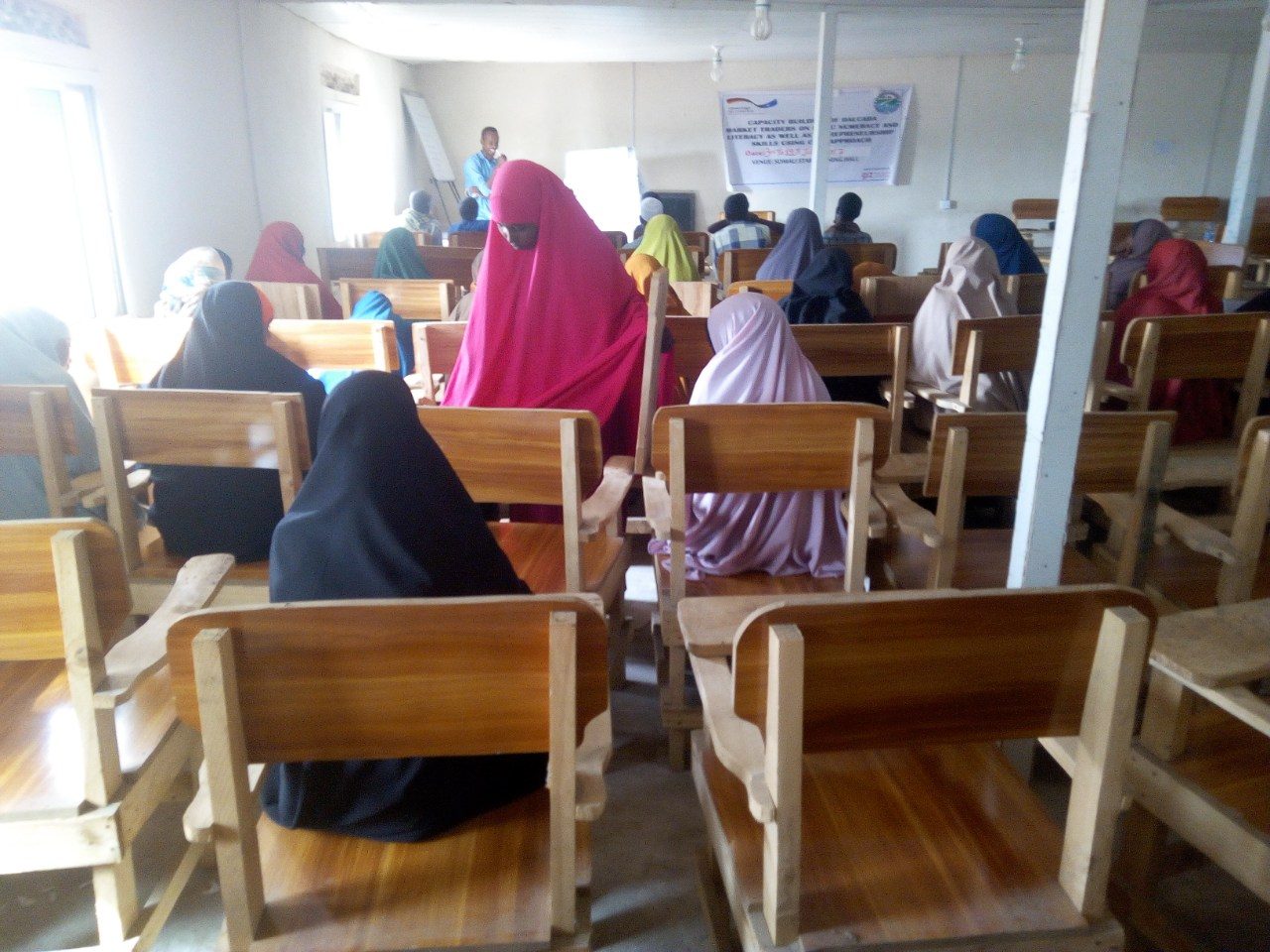 Women attending a JCC village savings and loan association training session